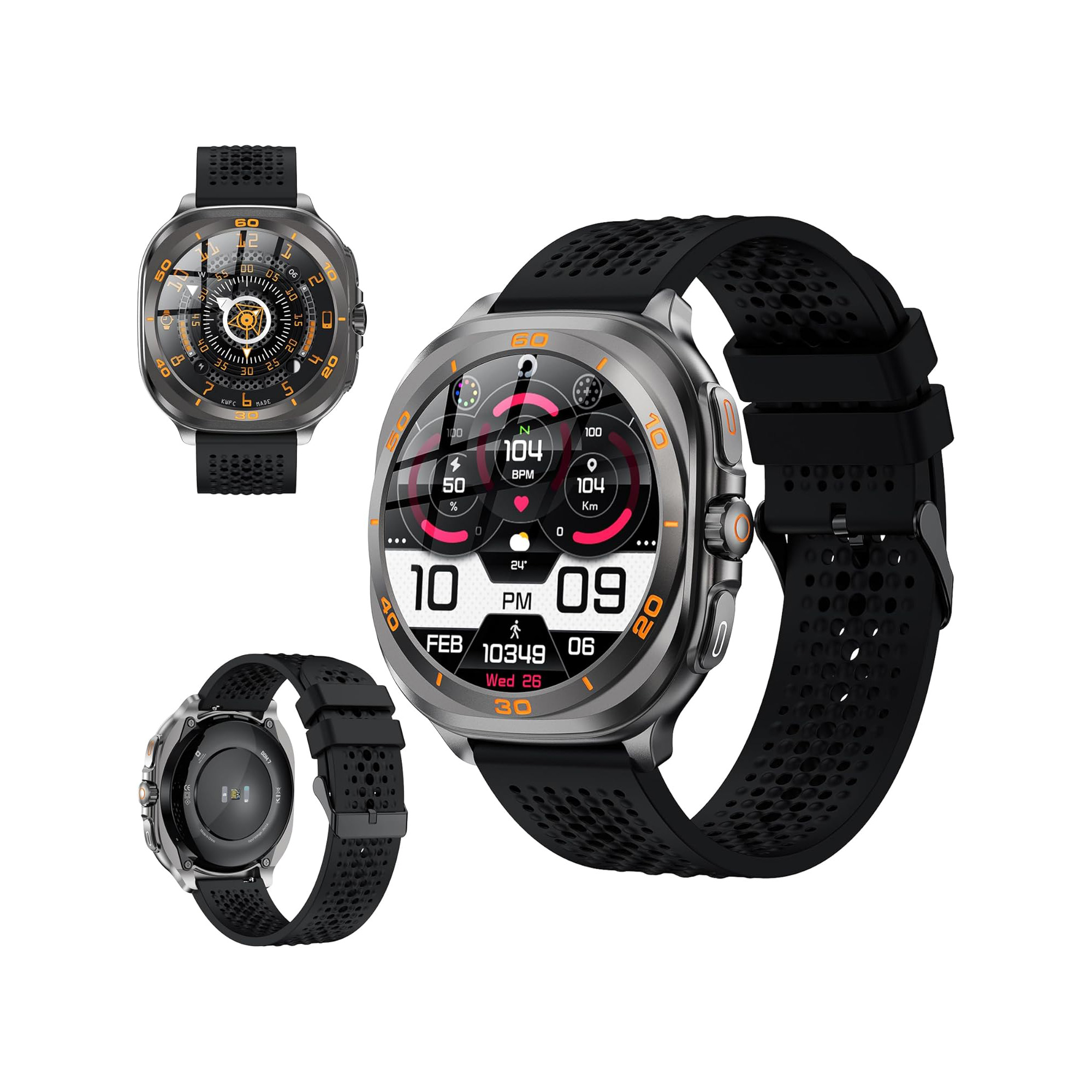 Смарт-годинник Swiss Military DOM7 Black